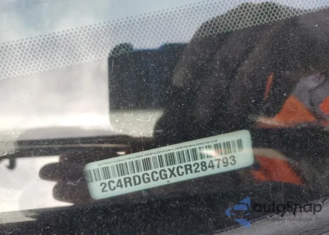 2012 Dodge Grand Caravan Sxt из США, поврежденный, VIN 2C4RDGCGXCR284793